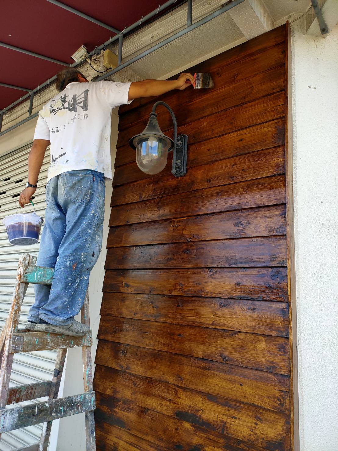 嘉義護木油上漆